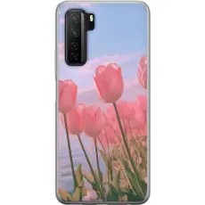 Gustaf - Mobilskal till Huawei P40 lite 5G med Rosa Tulpaner