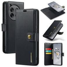 DG.MING - DG.MING OnePlus 12 5G Pl&aring;nboksfodral &Auml;kta l&auml;derSvart