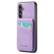 FIERRE SHANN - FIERRE SHANN f&ouml;r Samsung Galaxy A34 5G Fodral Shockproof PU+TPU - Lila