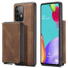 JEEHOOD - JEEHOOD Detachable Zipper Wallet Mobilskal f&ouml;r Samsung Galaxy A32 5G - Brun