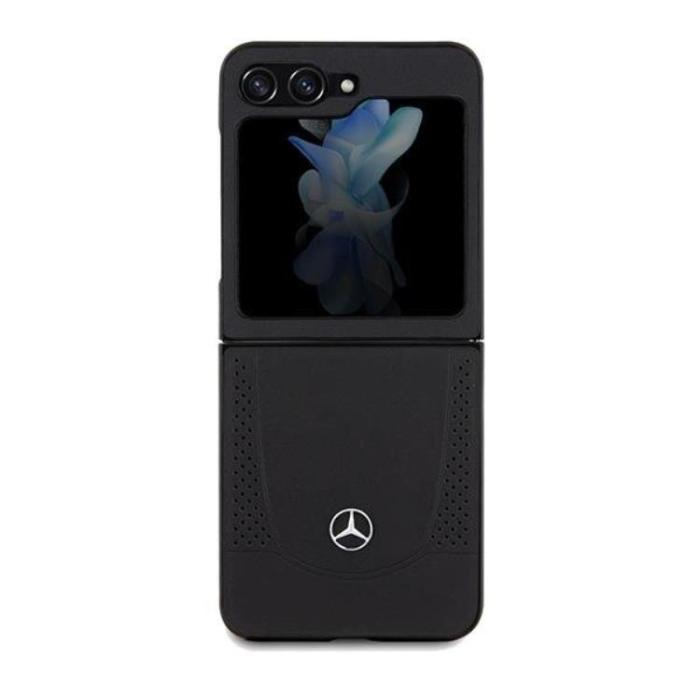 Mercedes - Mercedes Galaxy Z Flip 5 Mobilskal Läder Urban - Svart