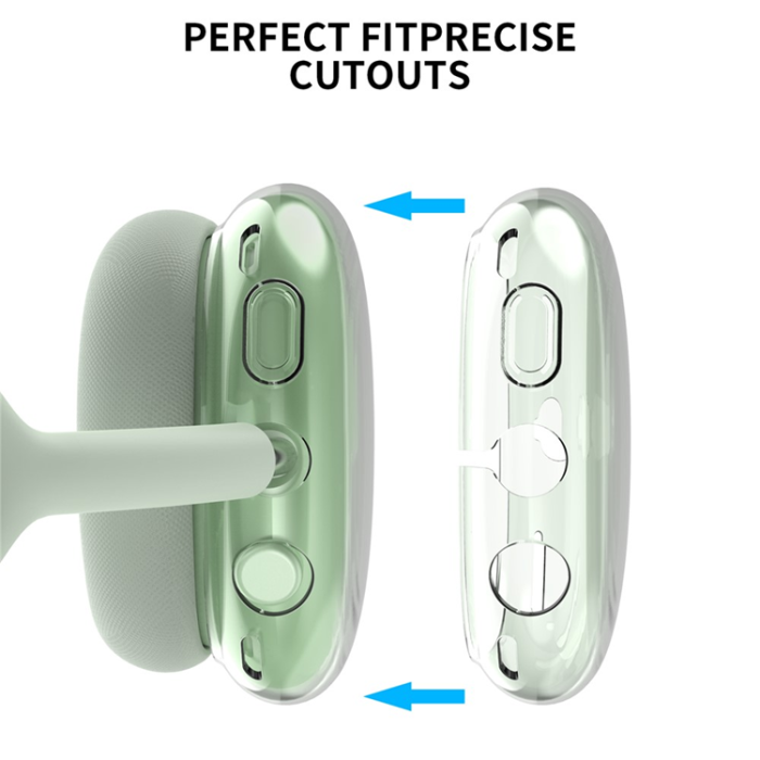 AHASTYLE - AHASTYLE AirPods Max Hörlursskal TPU PT-LC07 - Grön