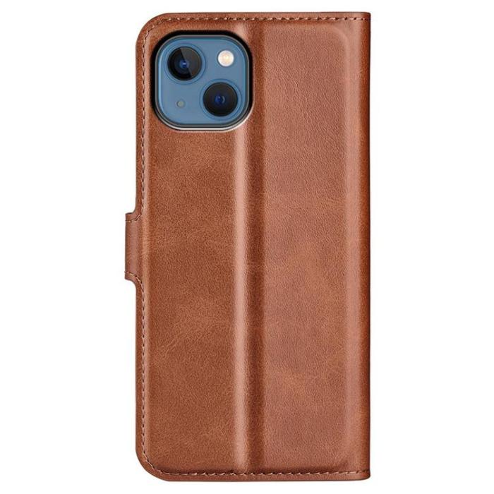 UTGATT1 - Flip Folio iPhone 14 Plus Plånboksfodral - Brun