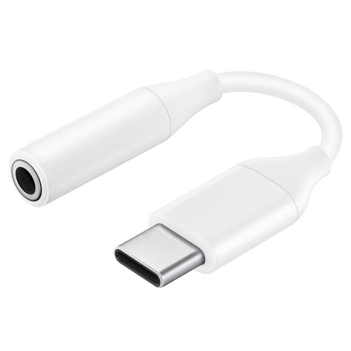 Samsung - Samsung 3.5 mm mini jack to USB-C Hörlursadapter - Vit