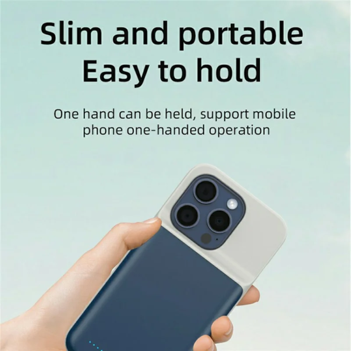 A-One Brand - iPhone 16 Pro Max Batteriskal 7000mAh - Svart