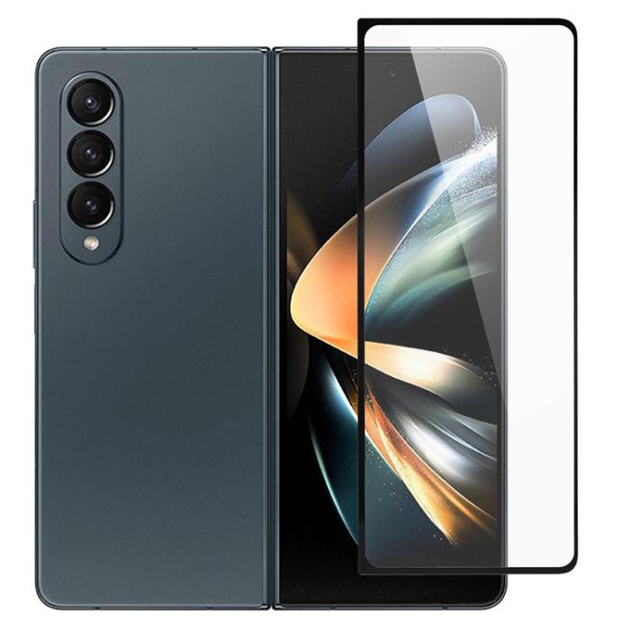 A-One Brand - [1-PACK] Galaxy Z Flold 5 Härdat Glas Skärmskydd - Svart