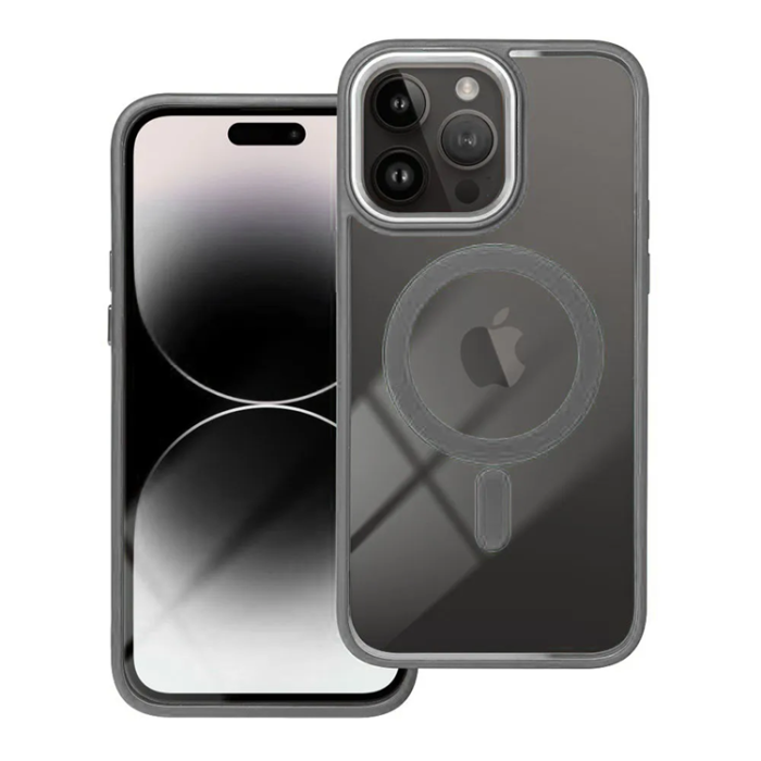 A-One Brand - iPhone Air Mobilskal MagSafe Color Edge - Titanium Grå