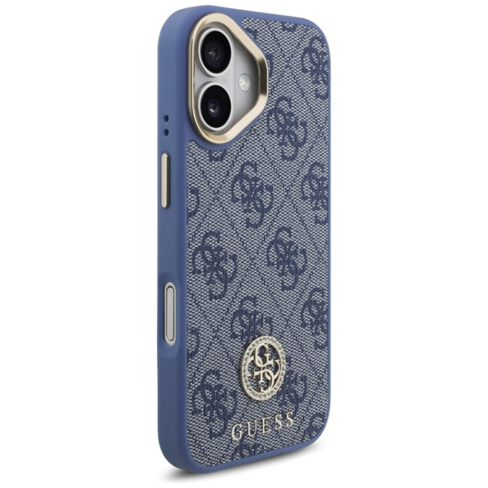 Guess - Guess iPhone 17 Mobilskal MagSafe 4G Strass Logo & Big Strap