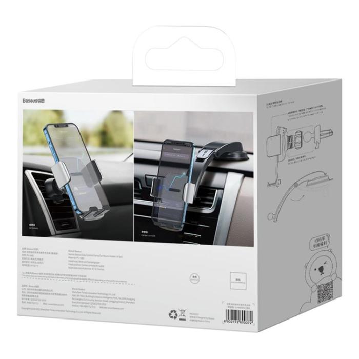 UTGATT1 - Baseus 2in1 Biltelefonhållare - Silver