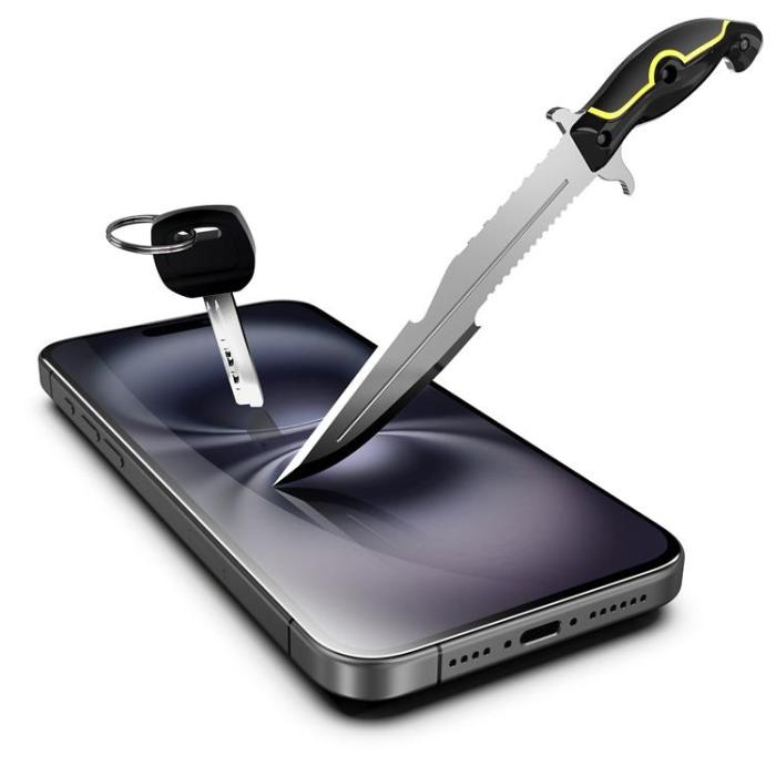 Boom of Sweden - LIVSTIDSGARANTI - BOOM iPhone 16 Plus/15 Plus Härdat Glas Skärmskydd - 2 Pack
