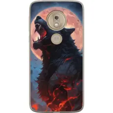 Gustaf - Mobilskal till Motorola Moto G7 Play med Ylande varg