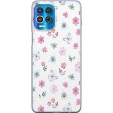 iSecrets - Mobilskal till Motorola Edge S med Blommor och fjärillar