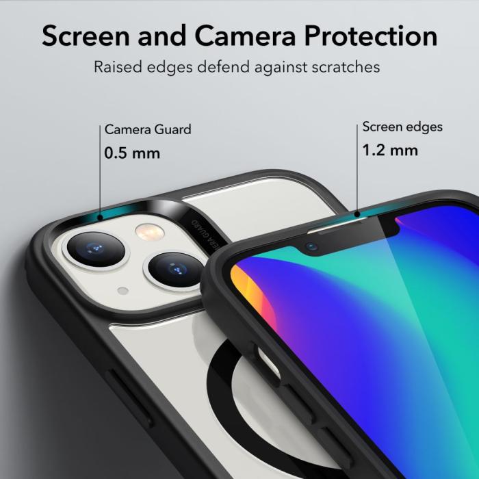 ESR - ESR iPhone 14 Plus Magsafe Skal Ch Halolock - Clear/Svart