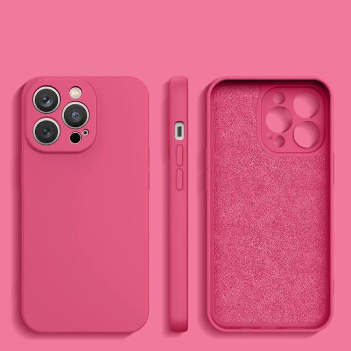UTGATT - Galaxy S23 Mobilskal Silicone - Rosa