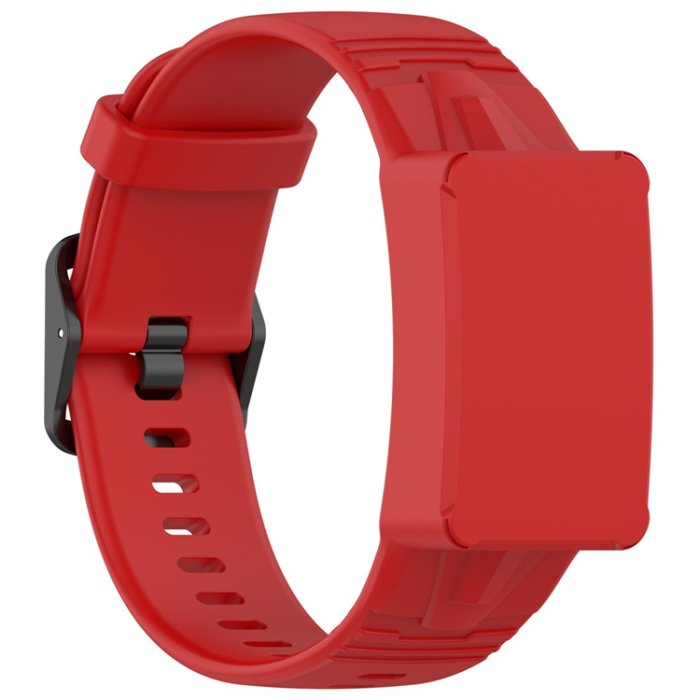 A-One Brand - Whoop 4.0 Armband Silikon med Protective Skal - Röd