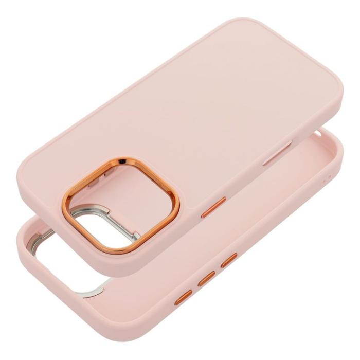 A-One Brand - Mobilskal För iPhone 18 Pro Max/17 Pro Max Frame - Powrder Rosa