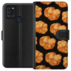 Gustaf - Pl&aring;nboksfodral till Samsung Galaxy A21s med Nuggets