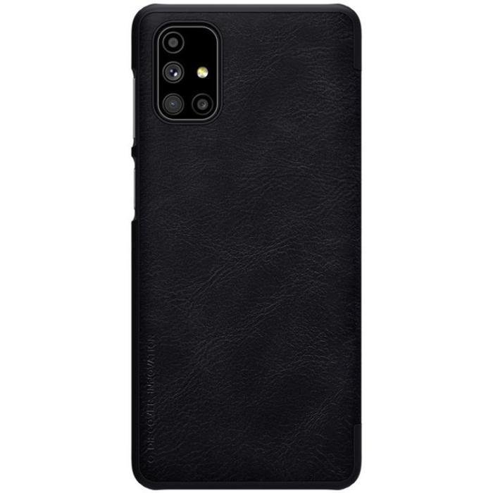 UTGATT1 - Nillkin Qin Läder Fodral Samsung Galaxy M51 5G - Svart