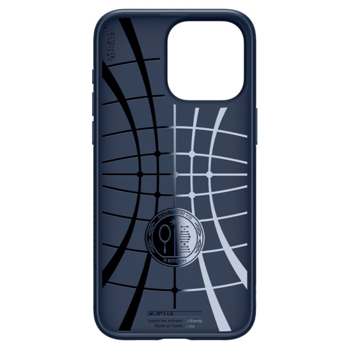 Spigen - Spigen iPhone 15 Pro Max Mobilskal Liquid Air - Marinblå