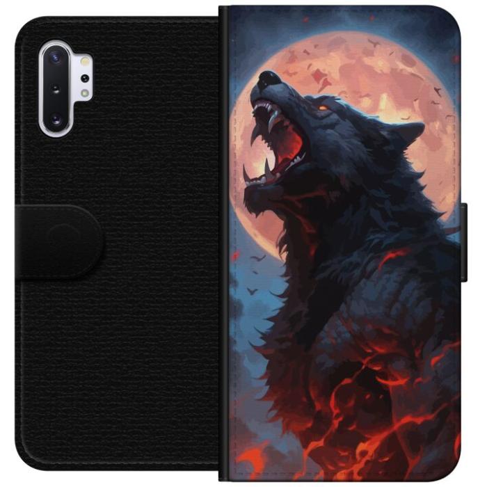 iSecrets - Plånboksfodral till Samsung Galaxy Note10+ med Ylande varg