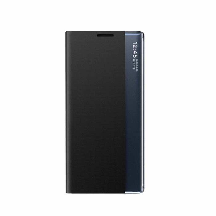 OEM - Galaxy S24 FE Fodral Sleep View med Flap - Svart