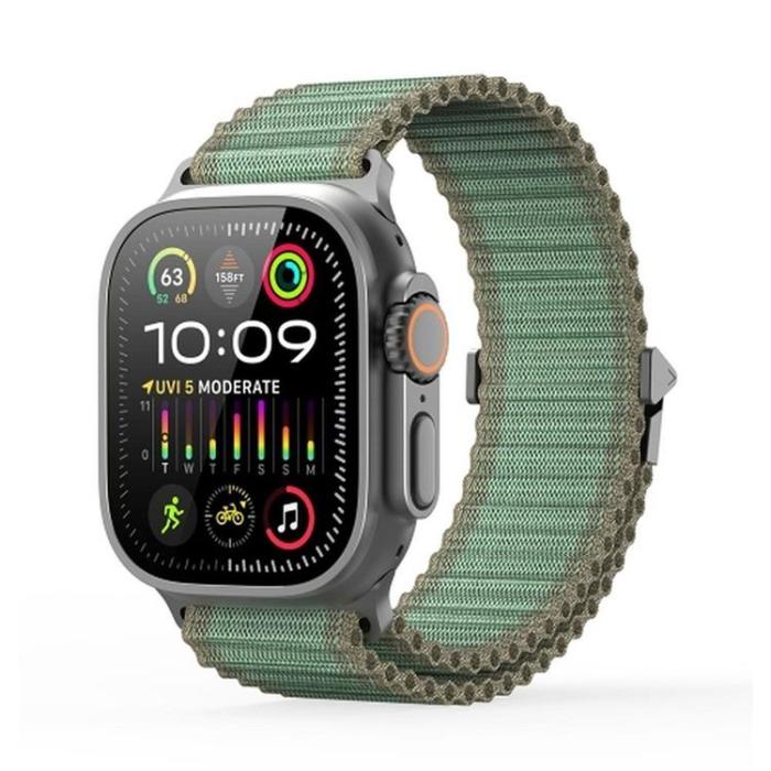 Dux Ducis - Dux Ducis Apple Watch 44/45/46/49mm Armband YC Nylon - Grön