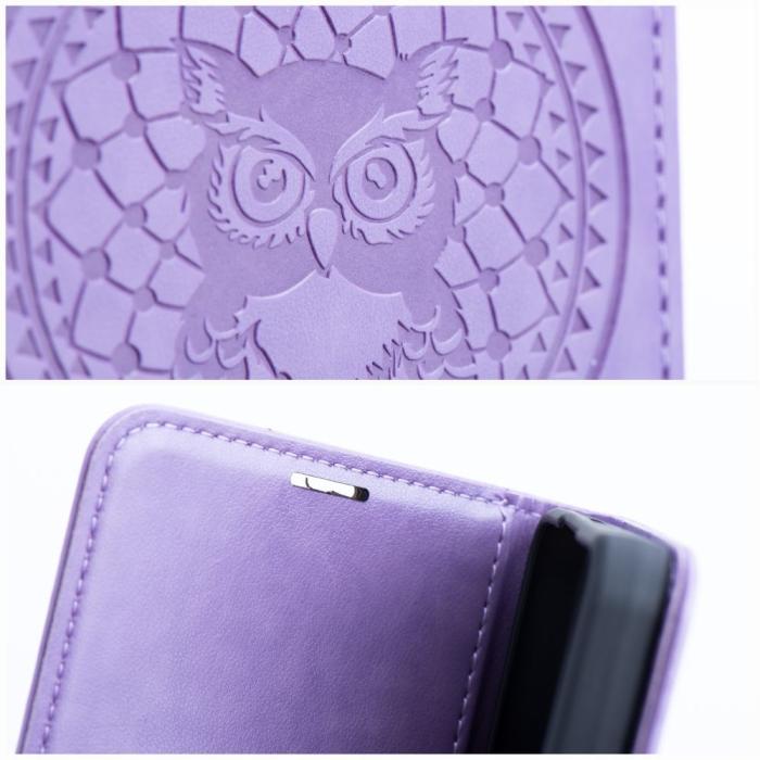OEM - iPhone 14 Pro Plånboksfodral Mezzo Eco Läder Lila