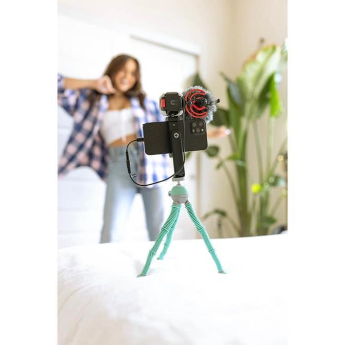 JOBY - JOBY Bordsstativ Smartphone Kit Podzilla Medium - Turkos