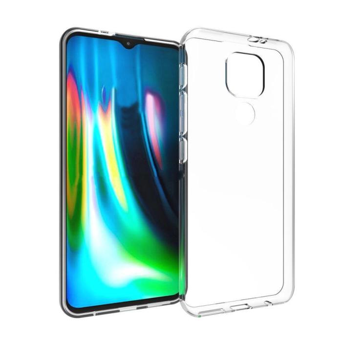 UTGATT1 - Moto G9/G9 Play/E7 Plus Silikonskal Ultra Slim 0,5mm Mjukplast