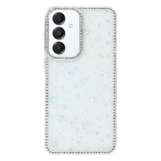 OEM - Rhinestone Samsung Galaxy S26 Skal Glitterkant TPU + PC - Stj&auml;rntransparent