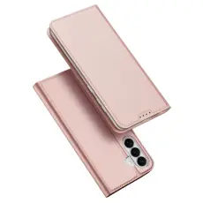 Dux Ducis - DUX DUCIS Mobilskal till Samsung Galaxy S26 &Auml;kta L&auml;der St&auml;ll- Rosa
