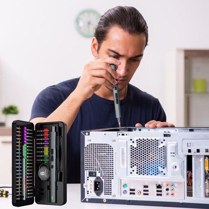 UF-TOOLS - UF-TOOLS - 58-i-1 N20 Elektrisk Skruvmejsel med Utbytbara Bits