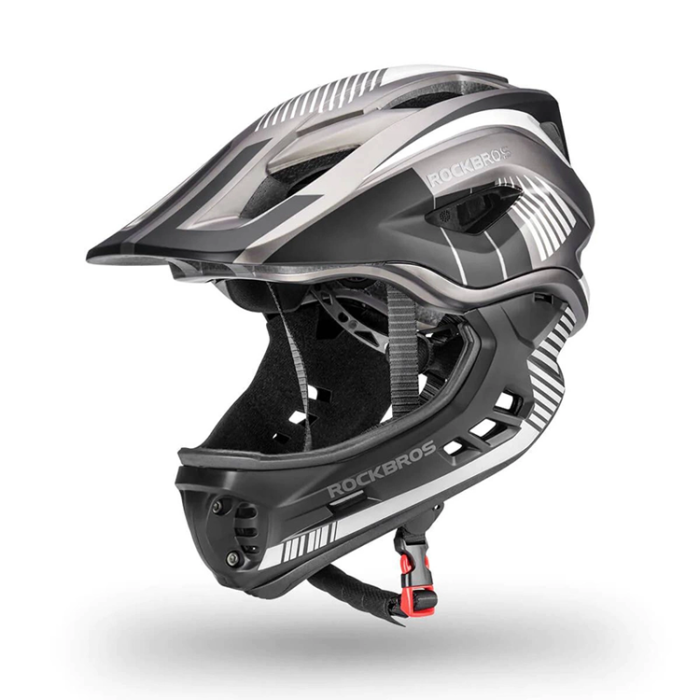 Rockbros - Rockbros Cykelhjälm Med Detachable Visor S - Grå