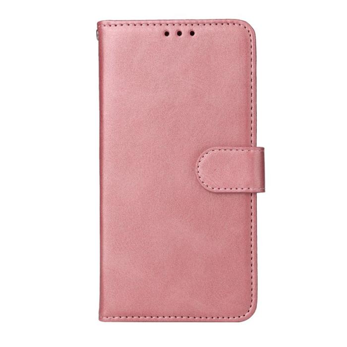 OEM - Samsung Galaxy S26 Plus Plånboksfodral Konstläder Folio Flip - Rosa