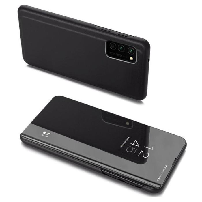 OEM - Galaxy A03s Fodral Clear View - Svart