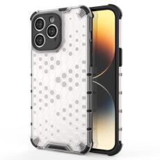 OEM - iPhone 14 Pro Skal Honeycomb Armored Hybrid - Transparent
