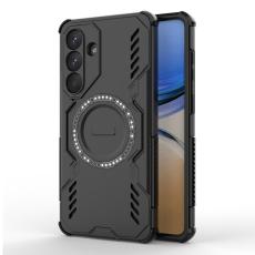 OEM - Mobilskal till Samsung Galaxy S26 Plus Magnetiskt Butterfly Armor PC + TPU Svart