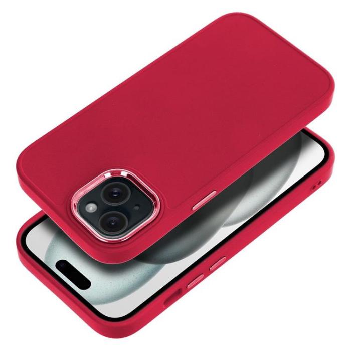 OEM - iPhone 15 Mobilskal Frame - Magenta