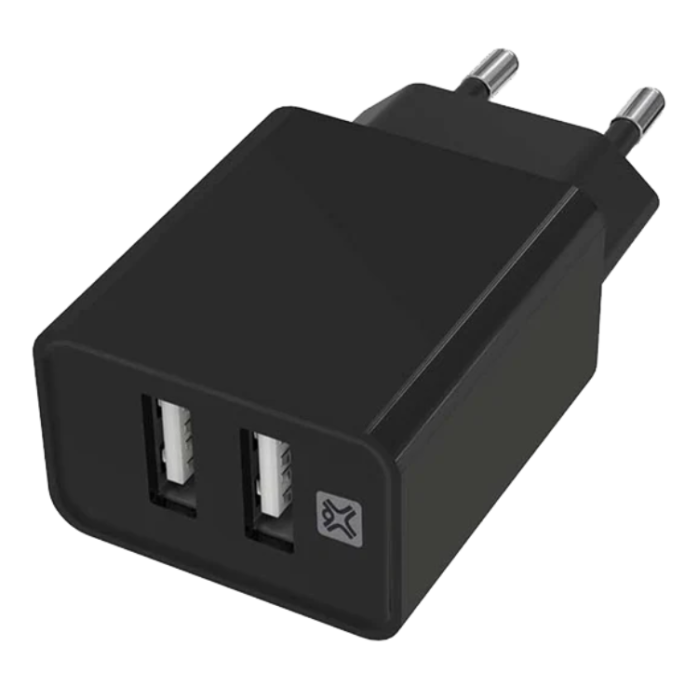 UTGATT1 - XtremeMac Väggladdare 2xUSB - Svart