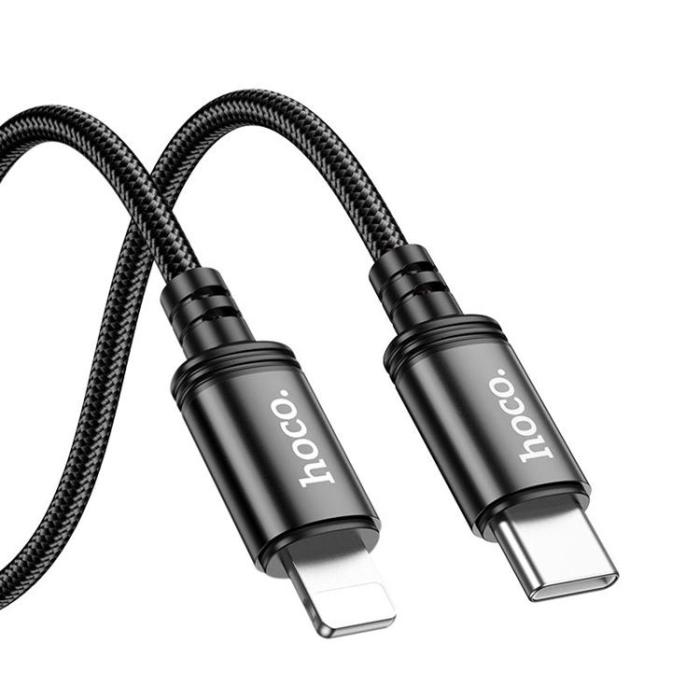 Hoco - HOCO USB-C till Lightning Kabel 27W 2m X89 - Svart