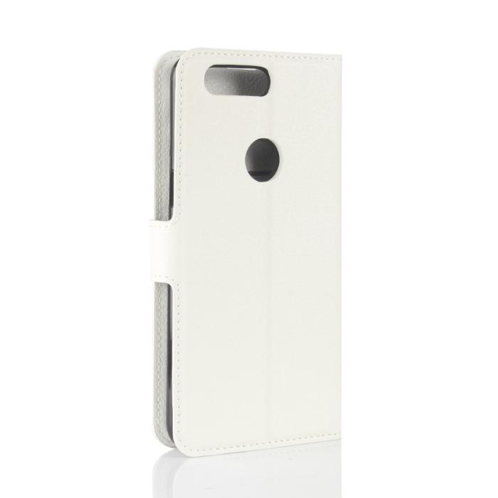 UTGATT1 - Litchi Plånboksfodral OnePlus 5T - Vit