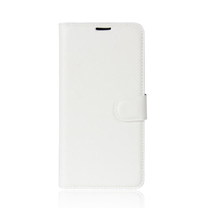UTGATT1 - Litchi Plånboksfodral OnePlus 5T - Vit