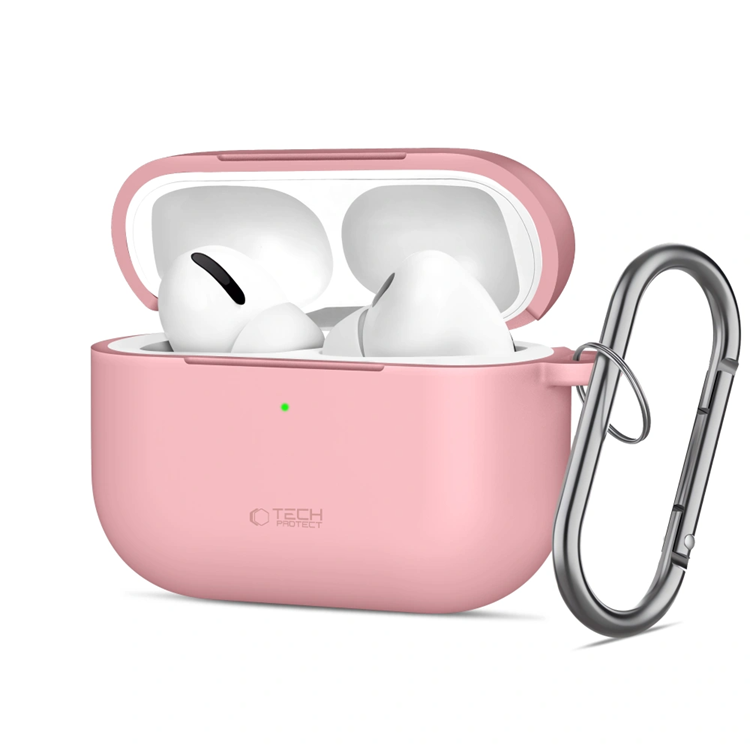 Tech-Protect Apple Airpods Pro 3 Skal Silikon Hook - Dusty Rosa | 2353 | AlltMobil