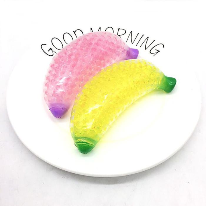 UTGATT5 - Fidget Banan Squeeze - Sensory Toy - Yellow