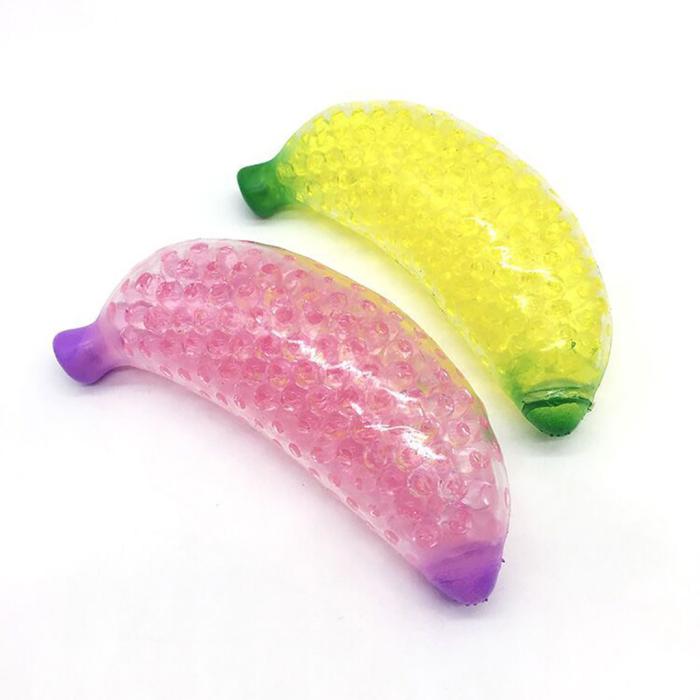 UTGATT5 - Fidget Banan Squeeze - Sensory Toy - Yellow