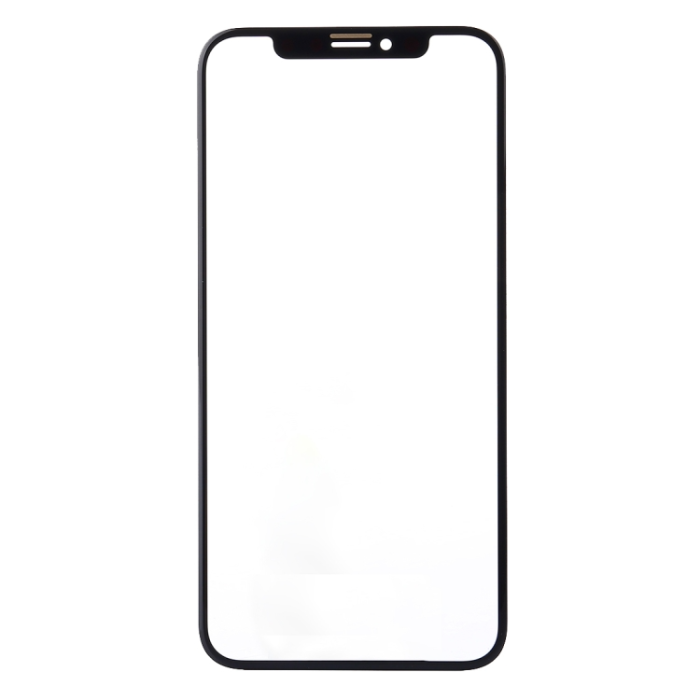 SpareParts - iPhone X Glas med ram - Svart