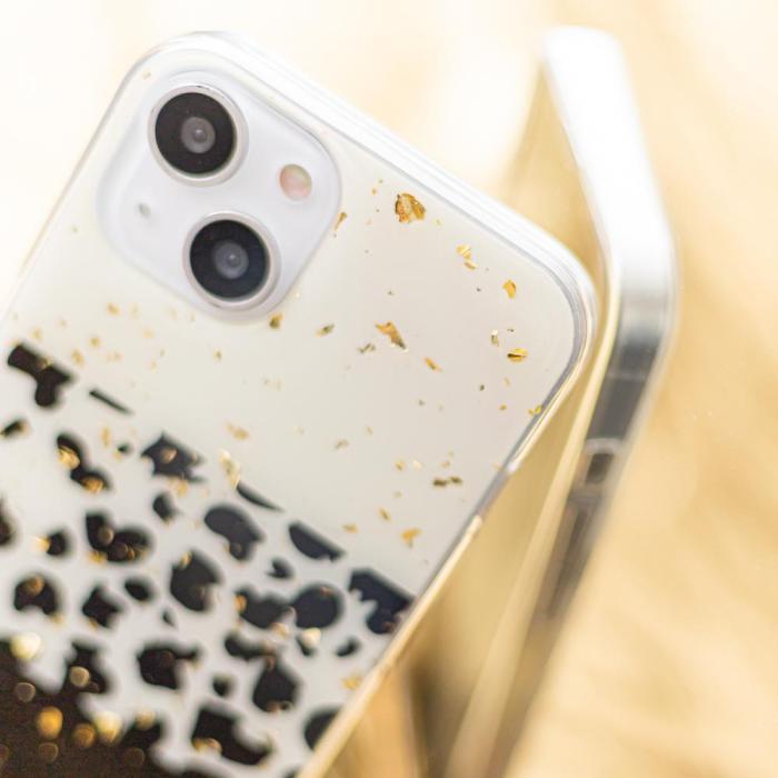OEM - Guldig leopardmönstrad skal till Samsung Galaxy A73 5G
