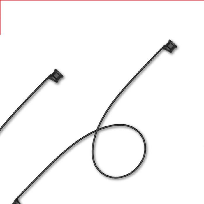 OEM - Hörlursband i silikon till Apple Airpods 1/2/3 - Svart