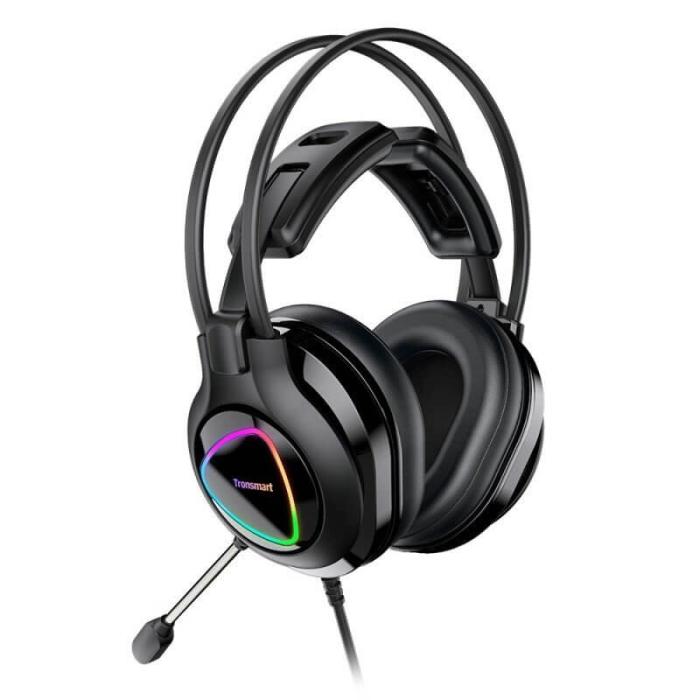 Tronsmart - Tronsmart Glary Alpha Gaming RGB Headset Gamers Svart