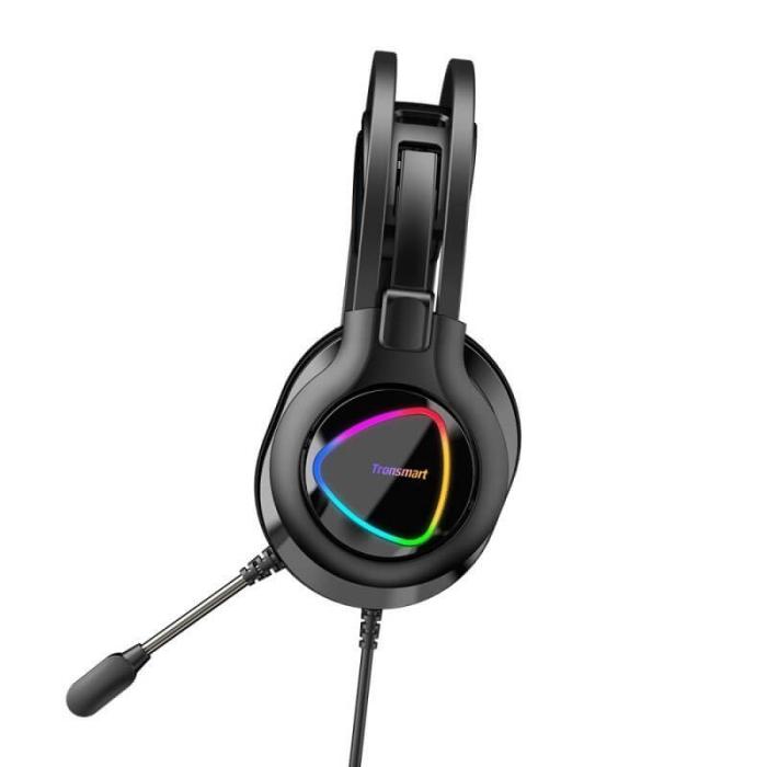 Tronsmart - Tronsmart Glary Alpha Gaming RGB Headset Gamers Svart